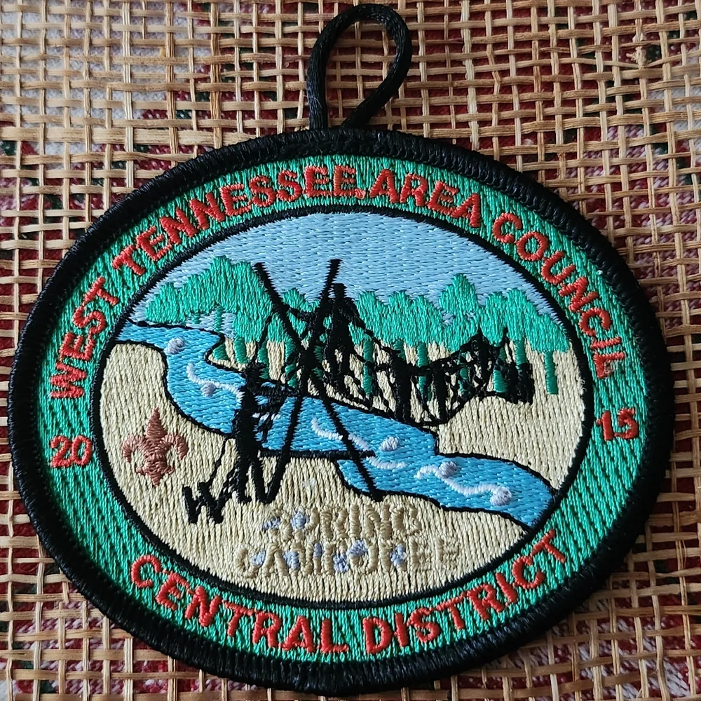 BoyScouts Patch West Tennessee Area Council Central District Spring Camporee2015